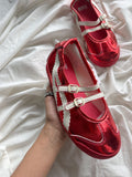 BALLET ONITSUKA TIGER RED METALIC