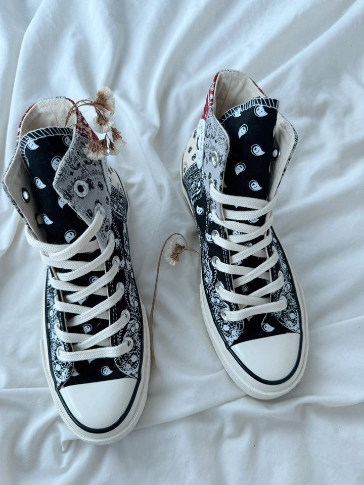 Offspring x Chuck 70 High 'Paisley - Gris 🐻🤍