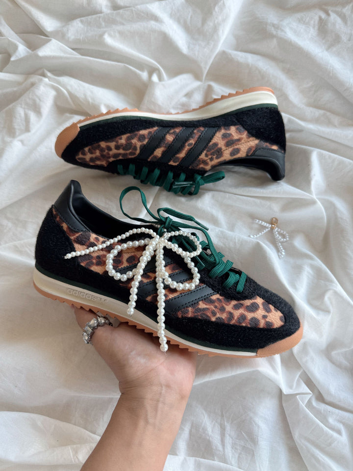 ADIDAS SL 72 OG Leopard Print GREEN BLACK 🖤
