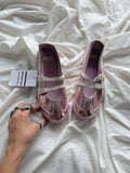 BALLET ONITSUKA TIGER PINK METALIC