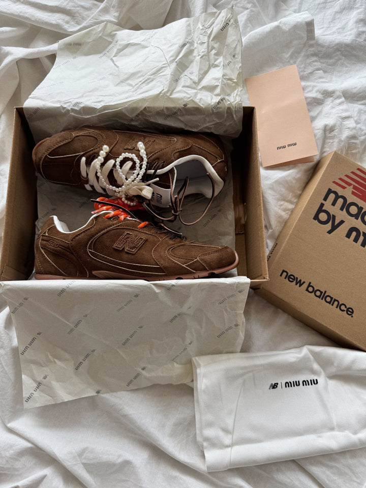 NEW BALANCE X MIU MIU BROWN 🧸🦦🥮