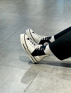 Plataforma Chuck 70 Plus Egret BLACK AND WHITE 🤍🖤
