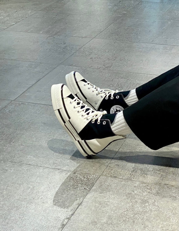 Plataforma Chuck 70 Plus Egret BLACK AND WHITE 🤍🖤