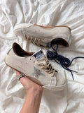 Tenis GG True Star Beige plateado
