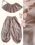 Seúl Pant Ballon Set Palo de Rosa