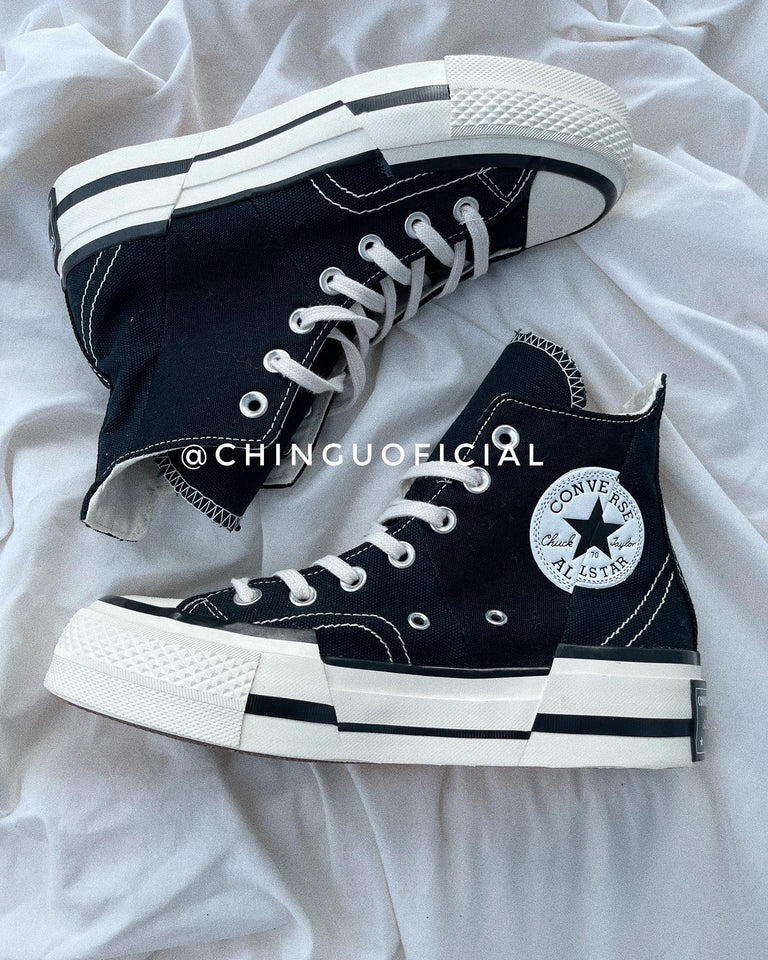 Plataforma Chuck 70 Plus Egret Black 🖤🐼